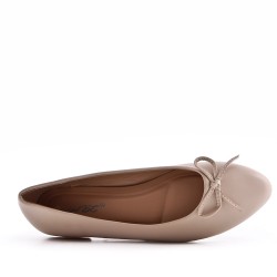 Ballerine confort en simili cuir