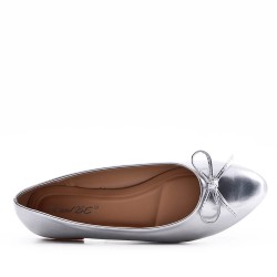 Ballerine confort en simili cuir