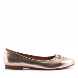 Ballerine confort en simili cuir