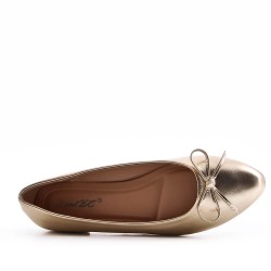 Ballerine confort en simili cuir