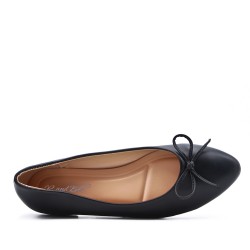 Ballerine confort en simili cuir