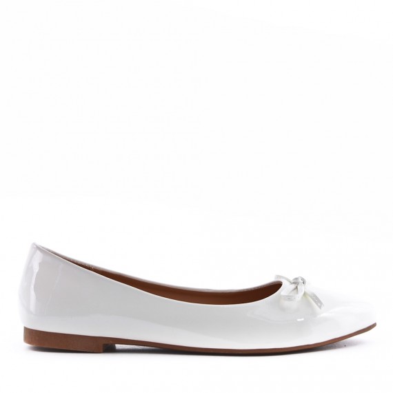 Ballerine confort en simili cuir