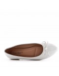 Ballerine confort en simili cuir