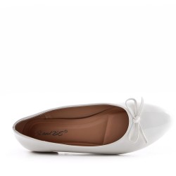 Ballerine confort en simili cuir