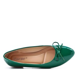 Ballerine confort en simili cuir