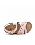 Sandale fille en simili cuir