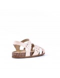 Sandale fille en simili cuir