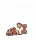 Sandale fille en simili cuir