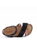 Sandale fille en simili cuir