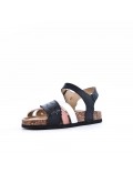 Girl's faux leather sandal