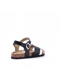 Sandale fille en simili cuir