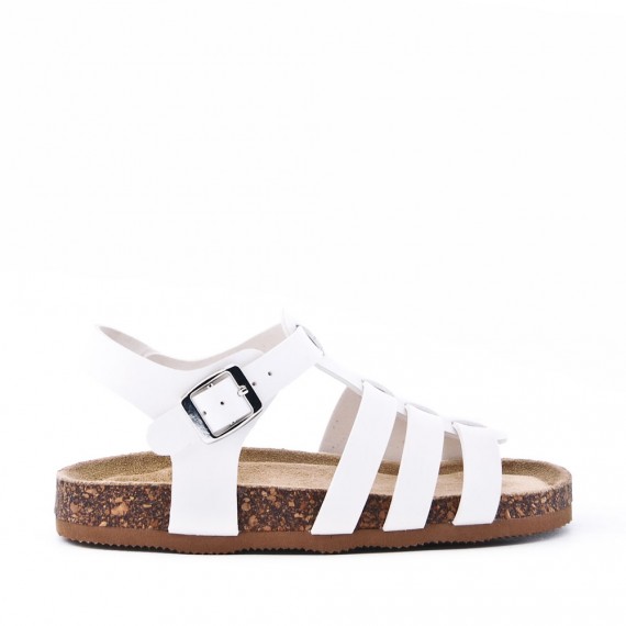 Sandale fille en simili cuir