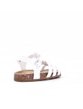 Sandale fille en simili cuir