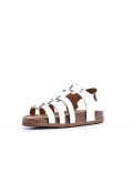 Sandale fille en simili cuir