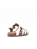 Sandale fille en simili cuir