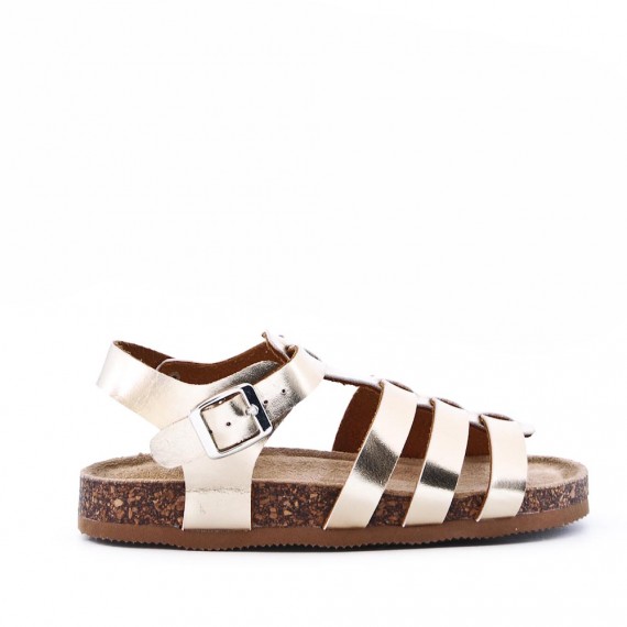 Sandale fille en simili cuir