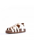 Sandale fille en simili cuir