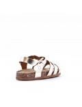 Sandale fille en simili cuir