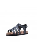 Sandale fille en simili cuir