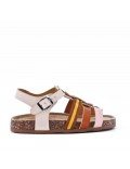 Sandale fille en simili cuir