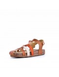  faux leather sandal