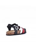  faux leather sandal