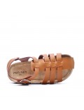  faux leather sandal