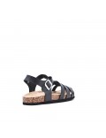  faux leather sandal