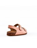  faux leather sandal