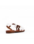 Sandale fille en simili cuir