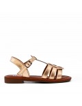 Sandale fille en simili cuir