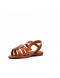 Sandale fille en simili cuir