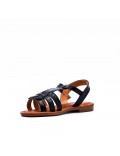 Girl's faux leather sandal