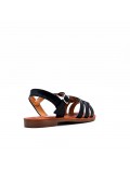 Sandale fille en simili cuir