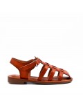 Sandale fille en simili cuir