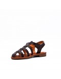 Sandale fille en simili cuir