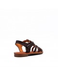 Sandale fille en simili cuir