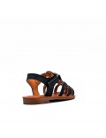 Sandale fille en simili cuir