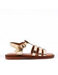 Sandale fille en simili cuir