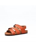 Sandale fille en simili cuir