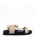 Sandale fille en simili cuir