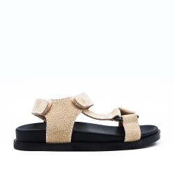 boy's faux leather sandal