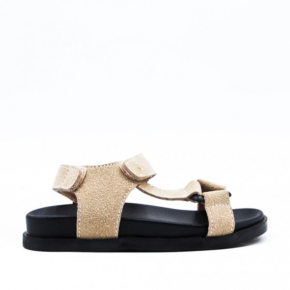 Sandale fille en simili cuir