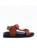 Sandale fille en simili cuir