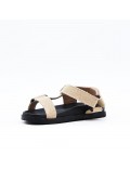 Sandale fille en simili cuir