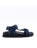 Sandale fille en simili cuir