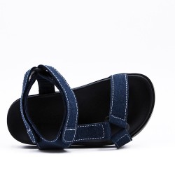 boy's faux leather sandal