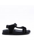 Sandale fille en simili cuir