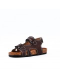 boy's faux leather sandal