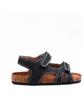 boy's faux leather sandal